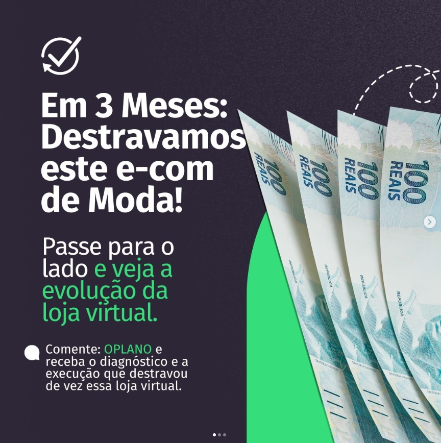 Em 3 meses destravamos este e-commerce de moda