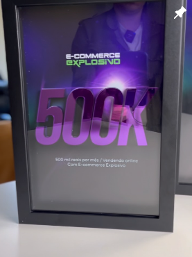 Placa 500K E-commerce Explosivo