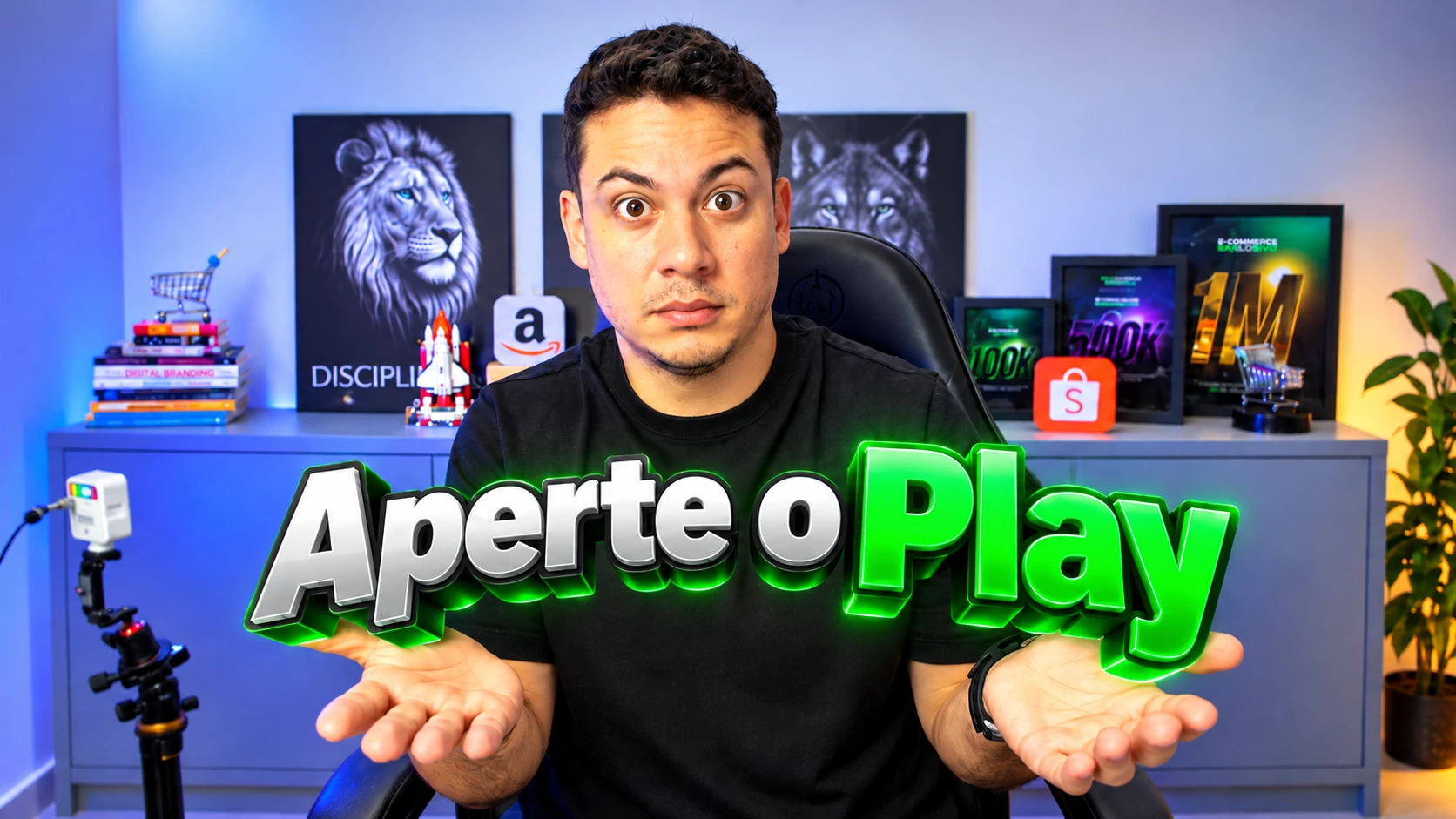 Aperte o play