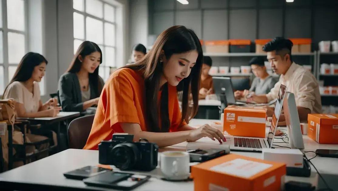 usando o programa de afiliados Shopee