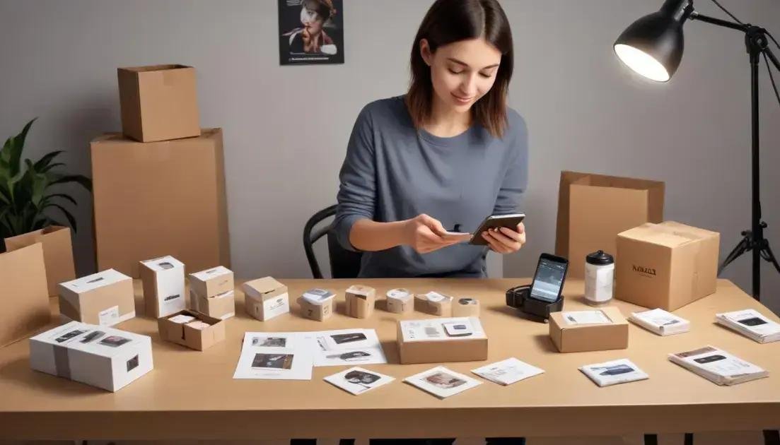 Escolha e organização de produtos para lives de alto desempenho