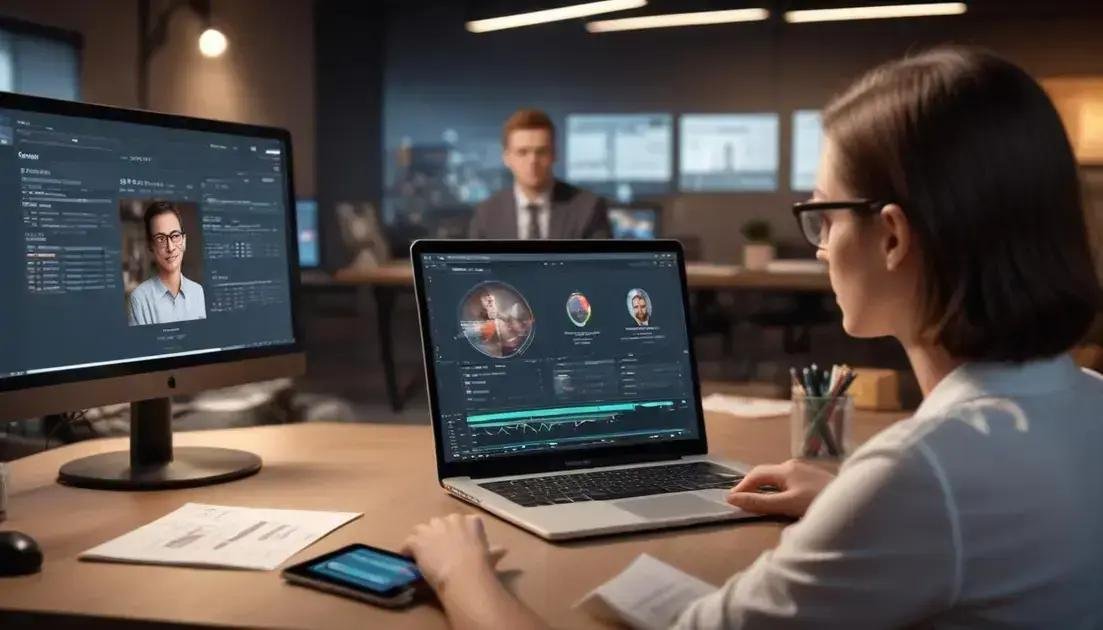 Monitoramento de métricas e ajustes em tempo real durante a transmissão