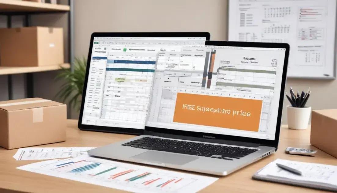 Configuração de frete grátis e precificação estratégica