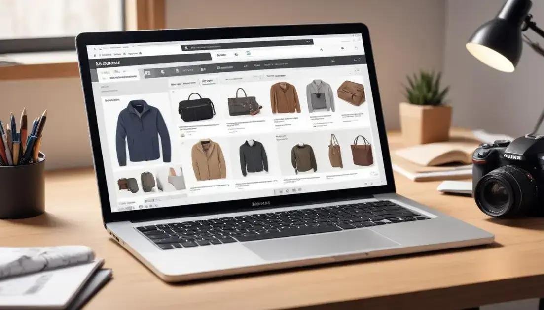 Otimização de anúncios e imagens para promover produtos relacionados