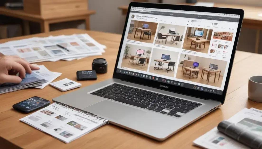 Preparando catálogo e perfil para vendas fora do país